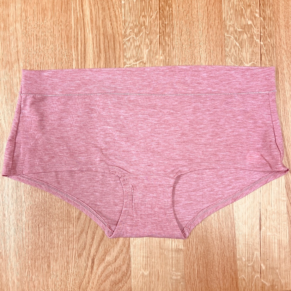 NWT Pink Heather GapBody Breathe Shorty Boy Shorts / Underwear / Panties Sz XL